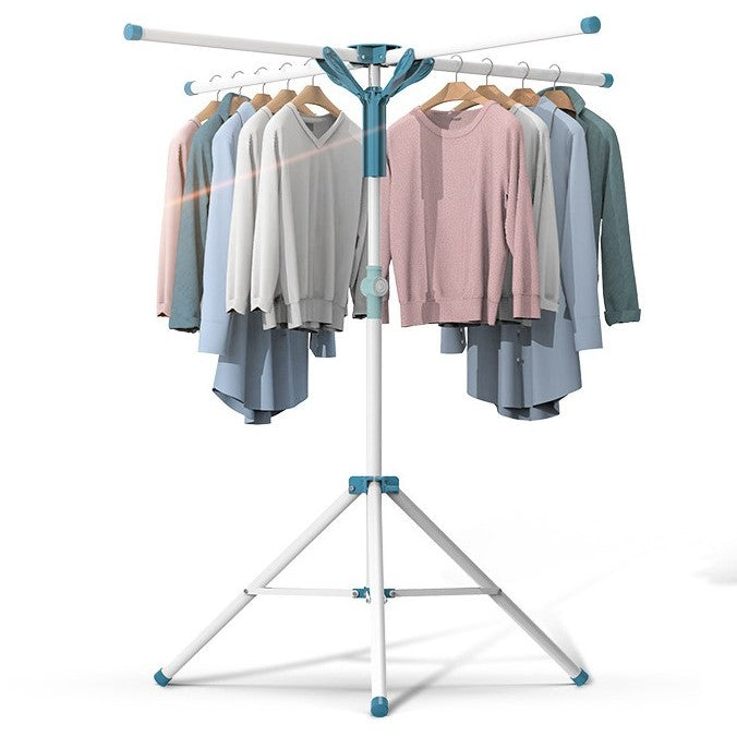 Uscator de Rufe, Flippy, Tip Umbrela, Pliabil, Telescopic, pentru Interior-Exterior, cu Patru Tije, Picior Anti-Alunecare, Inaltime Ajustabila, 108 pana la 165 cm