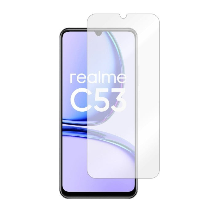 Folie Securizata pentru Realme C53, Flippy, Sticla Securizata 3D, High Definition Ultra Clear 2.5 HD, Margini Arc, 0.3 mm, Anti Zgirieturi, Anti bule, Transparenta