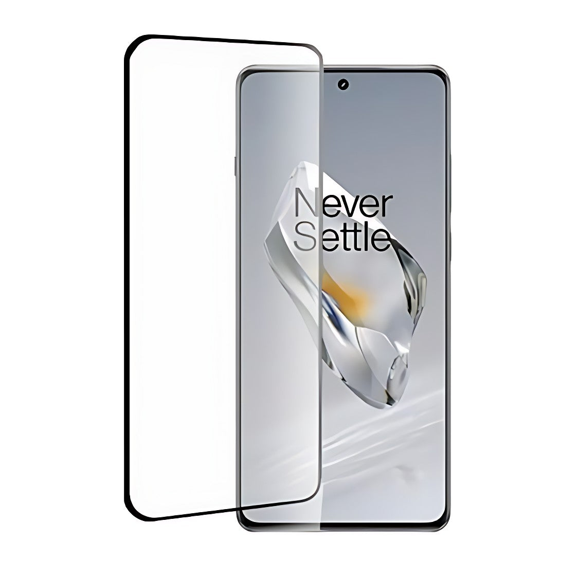 Folie Sticla Securizata, Flippy, Pentru OnePlus 12, Full Glue, Margini Negre, Transparent