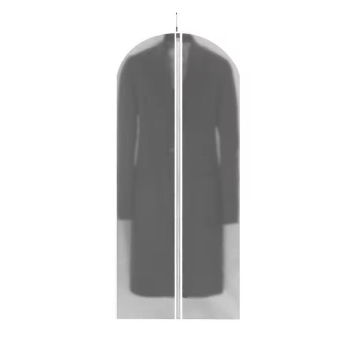 Set 5 Husa de Depozitare cu Fermoar, Flippy, pentru Haine, de Protectie, pentru Voiaj, Netesut, Rezistent la Praf, 60x140 cm, Transparent-Alb