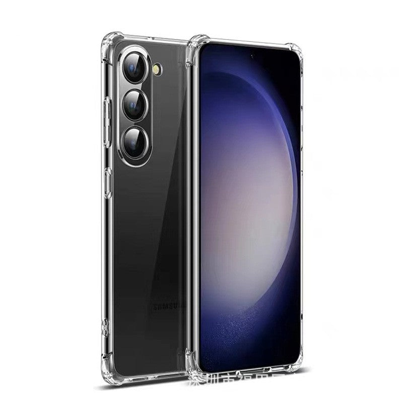 Husa de protectie Flippy, Airbag Shock Absorption, TPU, pentru Samsung Galaxy S23 Plus , Transparent