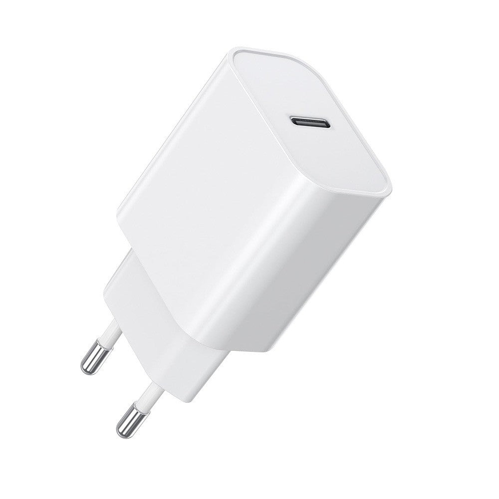 Incarcator Retea Fast Charge, Flippy, Incarcator Standard European Power Delivery 30 W, Compatibil cu iPhone 15 / 16, Alb