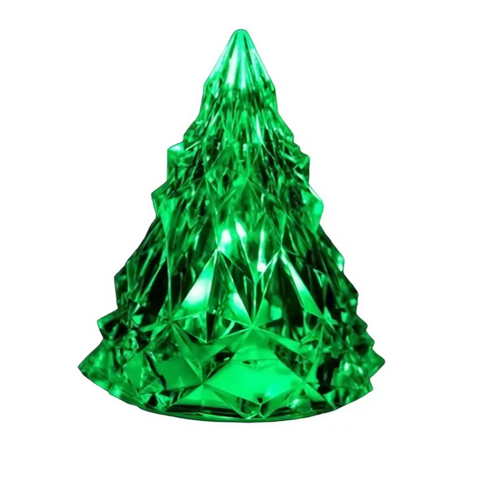 Lampa de Veghe, Flippy, Model IceBerg, Lumina Rece, cu Baterii, Verde, 6.5x8 cm