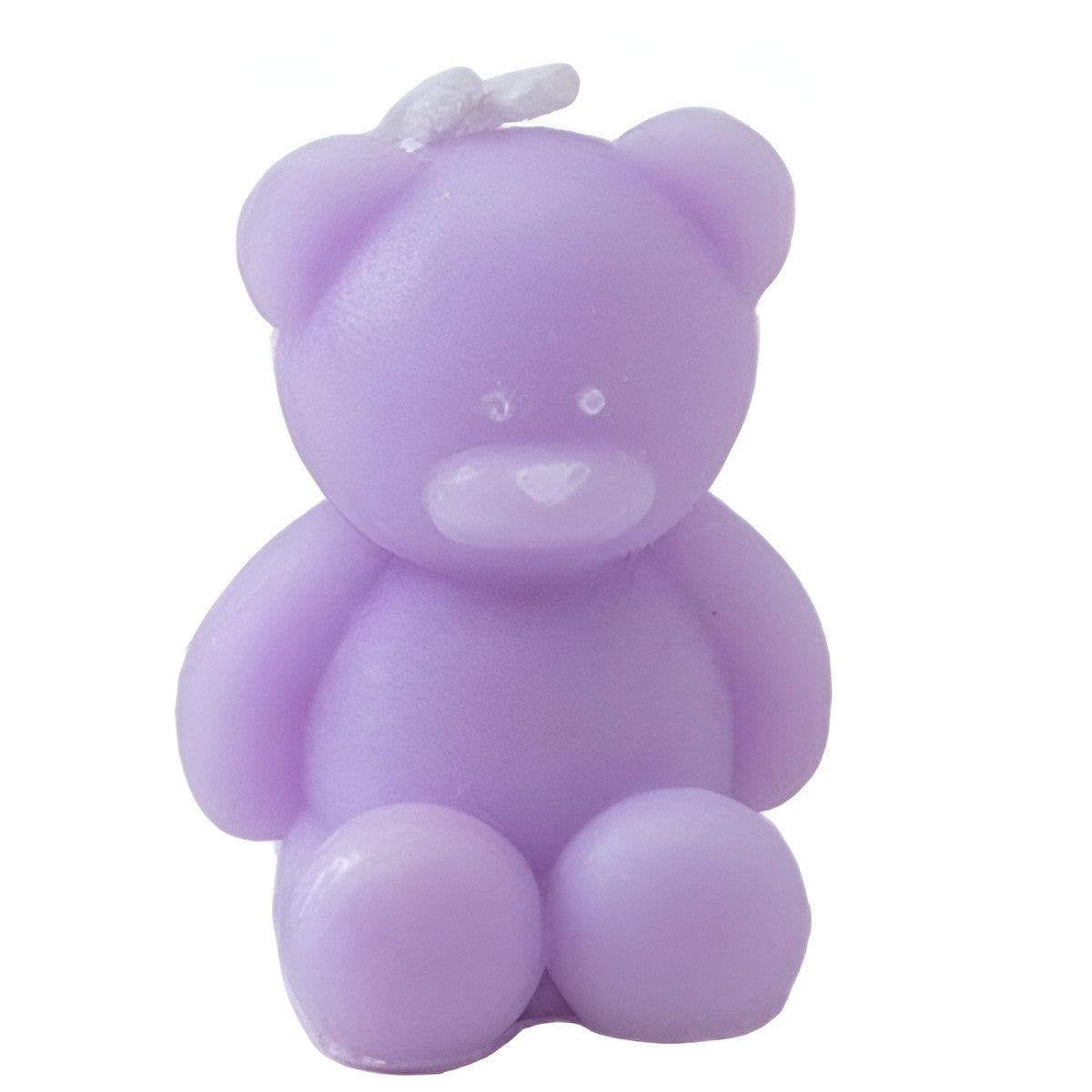 Lumanare Parfumata, Flippy, Model Ursulet, Mov, Aroma de Lavanda, 5.5x3.6x4 cm