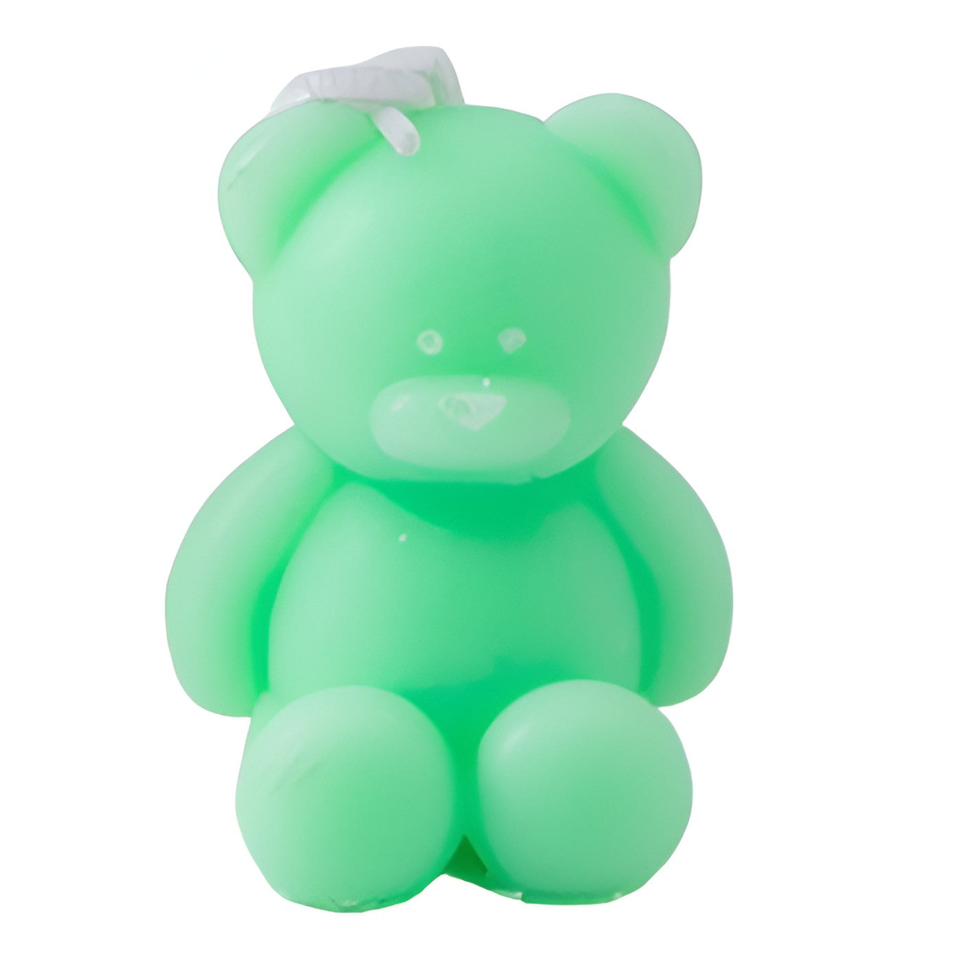 Lumanare Parfumata, Flippy, Model Ursulet, Verde, Aroma de Iasomie, 5.5x3.6x4 cm