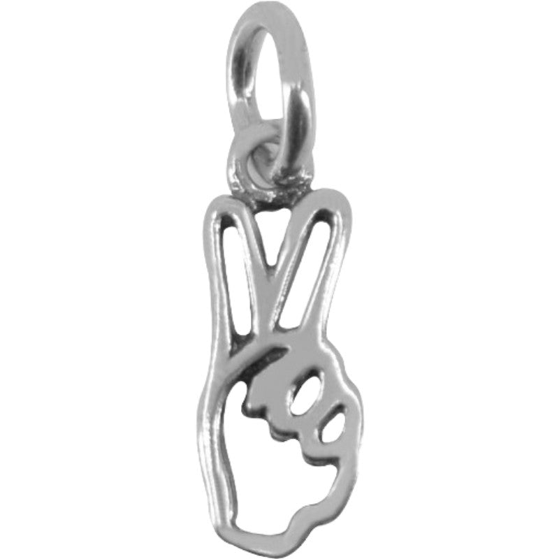 Pandantiv, Jolie Silver, Argint 925, Model Semnul Pacii, 19 x 16 mm, 0.9 g