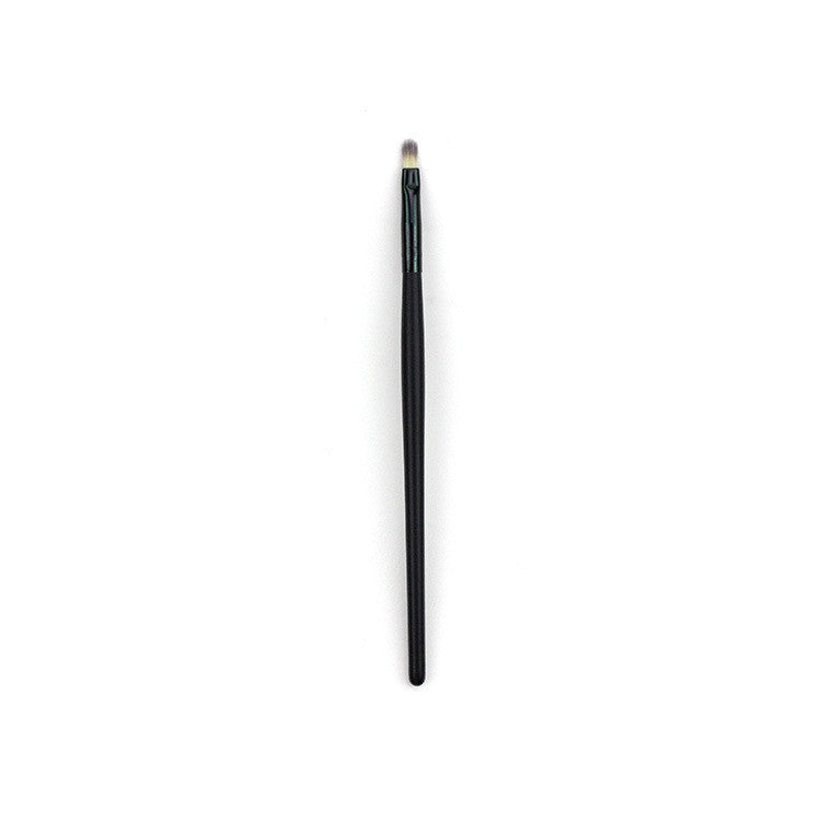Pensula de Machiaj, Flippy, din Par Sintetic, pentru Detalii, 15.5 cm, Negru
