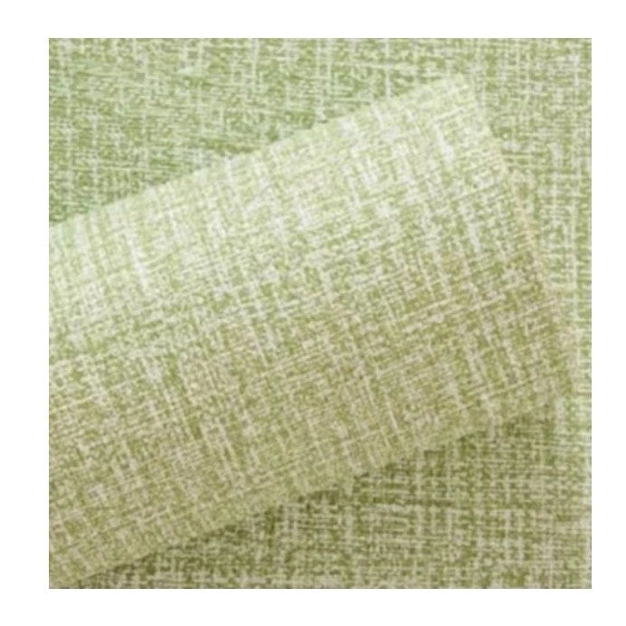 Rola Autoadeziva pentru Perete, Flippy, din Panza, 10 m, Rezistenta la Umezeala, 2.5 mm Grosime, Model Texturat, Verde Deschis