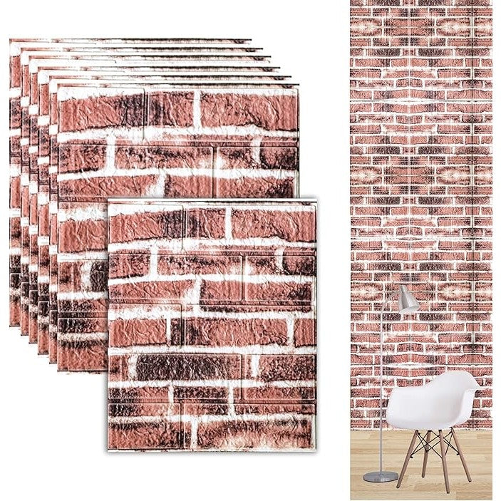 Set 10 Placi Tapet 3D Flippy, 35 x 38 cm, 3 mm, 1.33 mp, Tip