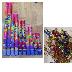 Tub de Confetti, Flippy, Clasic, 80x5 cm, Confetii Asortate din Plastic, Eliberare prin Rasucire, Multicolor