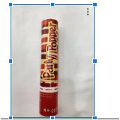 Tub de Confetti, Flippy, Party Popper, 20x5 cm, Confetii Panglici din Plastic, Multicolor