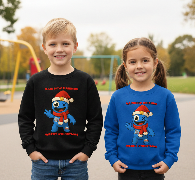 Bluza Rainbow Friends – Print Premium + QR Code Activ (Nou în România)