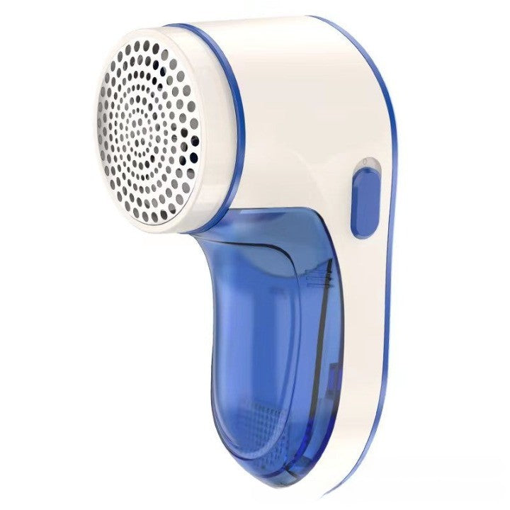 Aparat Pentru Curatat Scame, Par Si Praf, Flippy, Pentru Diferite Tipuri De Material, Cu Lame Din Otel Inoxidabil, Incarcare Prin USB Type-C, Cu Perie De Curatare si Cablu USB Incluse, Albastru, 15 x 7 cm