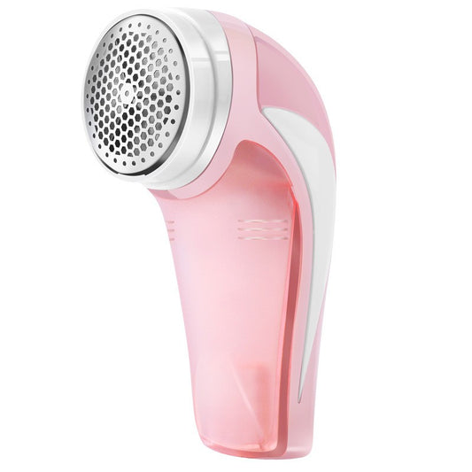 Aparat Pentru Curatat Scame, Par Si Praf, Flippy, Pentru Diferite Tipuri De Material, Cu Lame Din Otel Inoxidabil, Incarcare Prin USB Type-C, Cu Perie De Curatare si Cablu USB Incluse, 13.5x9 cm, Roz