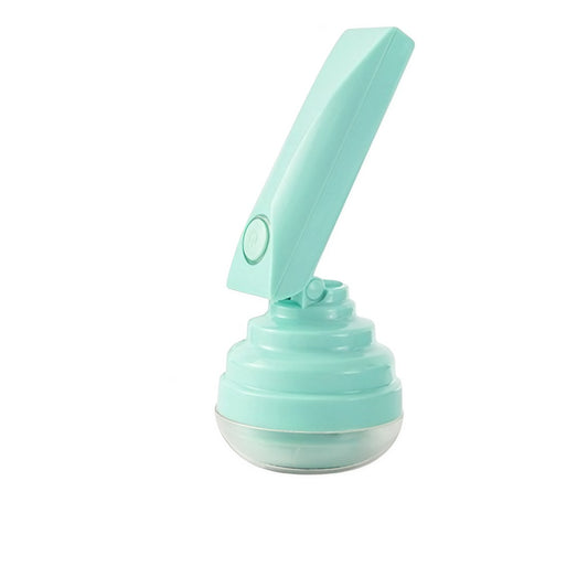 Aparat Pentru Curatat Scame, Par Si Praf, Flippy, Trimmer pentru Diferite Tipuri De Material, Cu Lame Din Otel Inoxidabil, Maner Flexibil, Incarcare Prin USB, 13x8 cm, Verde