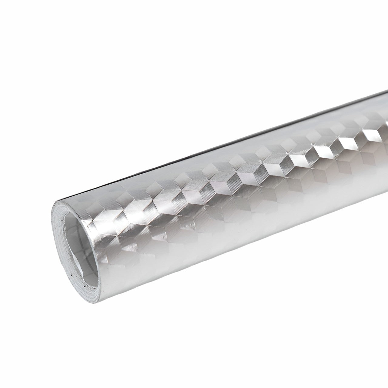 Autocolant pentru Bucătărie, Flippy, Tip Folie de Aluminiu, Rezistent la Ulei, Umezeală, Temperaturi Inalte, pentru Dulapuri, Perete, Blat, Argintiu, 60cm x 1m