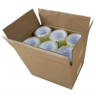 Set 36 Buc Banda Adeziva Acrilica transparenta , 48mmx60m