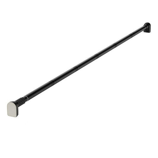 Bara Telescopica Multifunctionala, Flippy, din Otel Inoxidabil si ABS, Utilizare Universala, Extensie 185 - 205 cm, Fara Perforare Perete, Negru