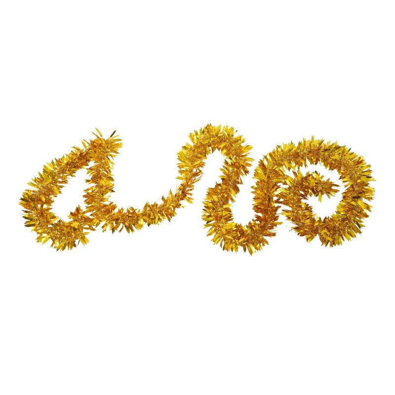 Beteala Craciun, Flippy, auriu, marimea:  2 m x 6.5 cm material:folie PVC, interior/exterior