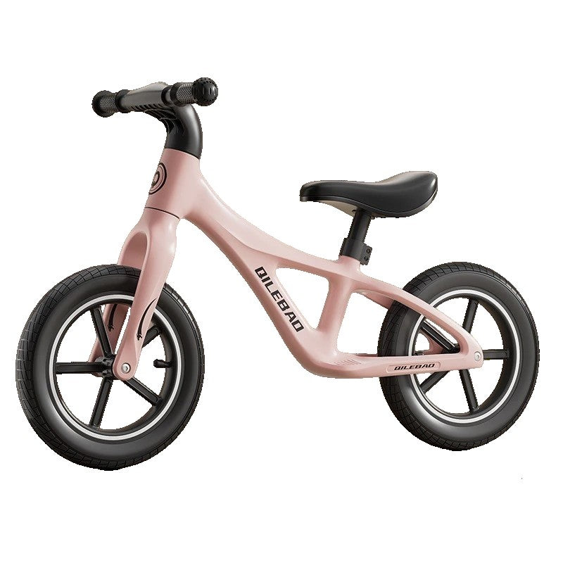 Bicicleta pentru Copii, Flippy, Fara Pedale, Pentru 2-6 Ani, 2 Roti Silentioase, Sa Reglabila 43 - 58 cm, din Plastic si Fibra de Sticla, 88 x 56 x 43 cm, Roz