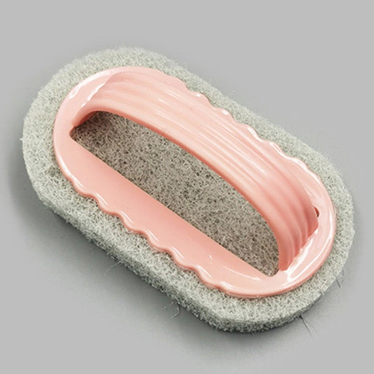 Perie Burete de curatat cu maner, Flippy, perie pentru gresie, baie, Bucatarie Roz