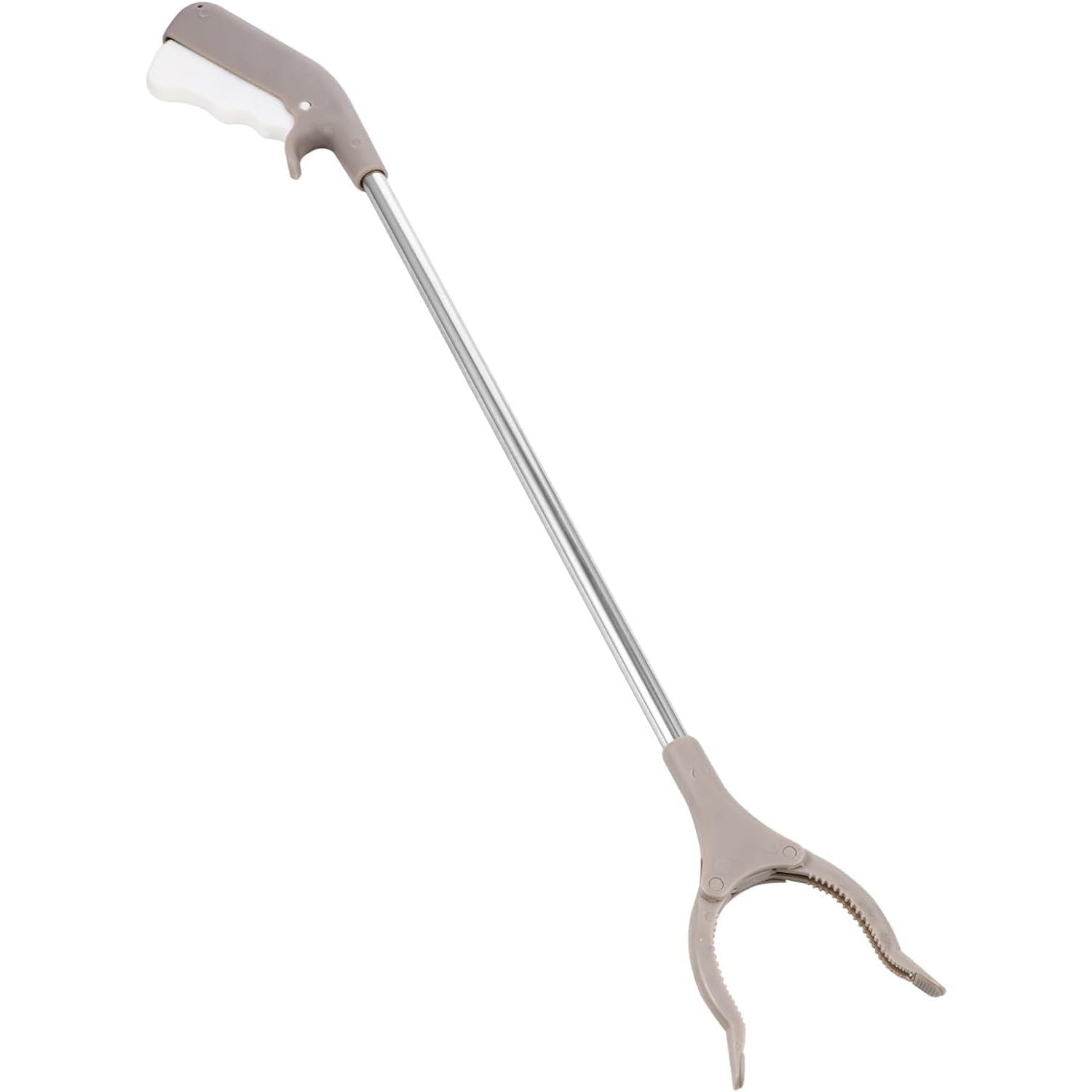 Cleste pentru Colectarea Deseurilor, Flippy, din Metal si Plastic, 77.5 cm, Fara Maini Murdare, Gri