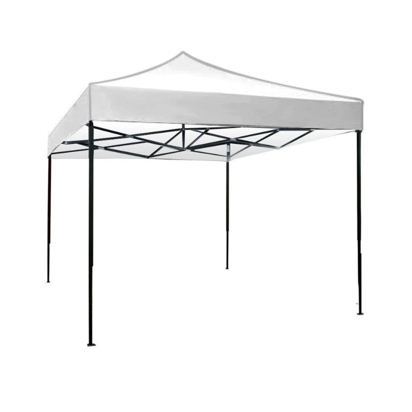 Cort pliabil pentru Evenimente Flippy, cadru metalic pentru curte si gradina, pereti laterali, 300 x 450 cm, Alb