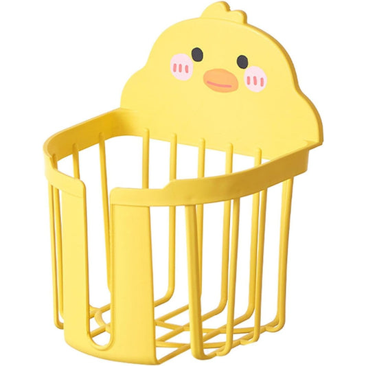 Cutie de Depozitare, Flippy, din Plastic, Montare pe Perete, Model Ratusca, 17.5x13.5x12 cm, Galben