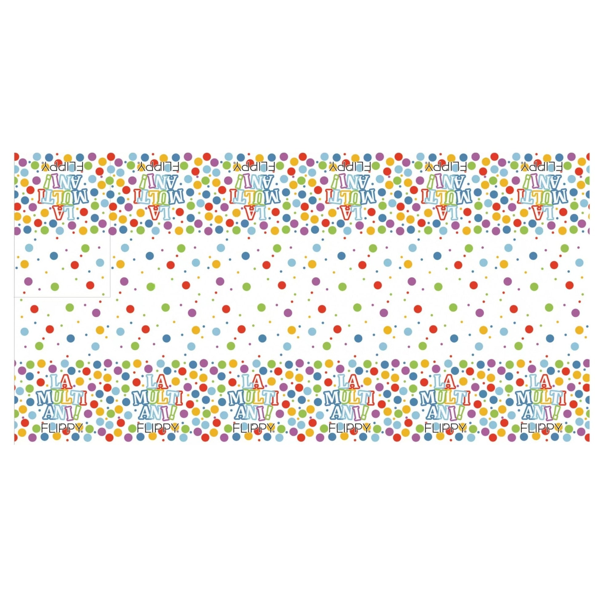 Fata de Masa Dreptunghiulara, Flippy, Colectia LA MULTI ANI, 137 x 274 cm, din Plastic PE, Impermeabila, Multicolor