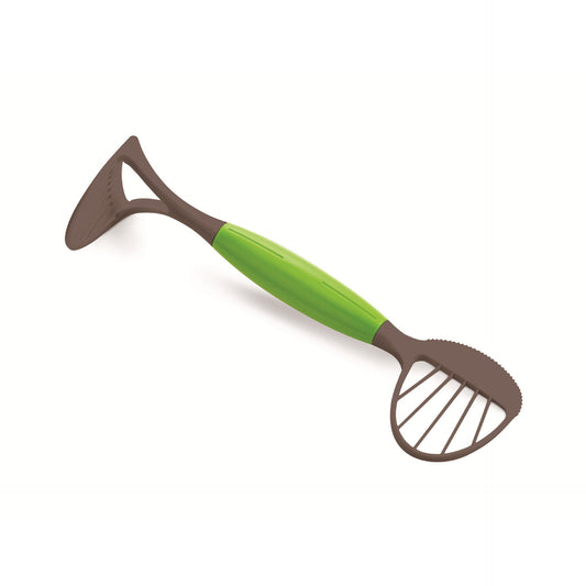 Feliator Multifunctional pentru Avocado, Flippy, pentru Taierea in Cubulete si Pasare, pentru Bucatarie, Preparare Guacamole, ABS, 24x7x6 cm, Verde