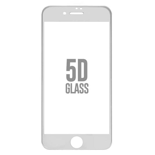 Folie Sticla Apple iPhone 8 4D/5D Alb