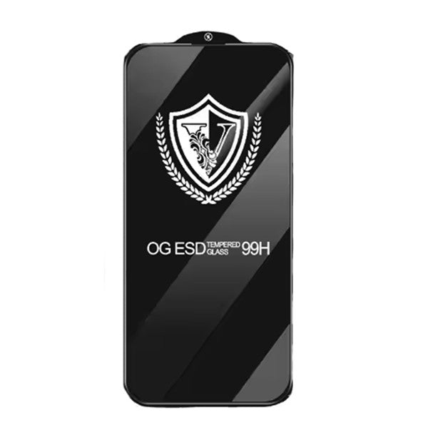 Folie Sticla Securizata, Flippy, compatibila cu Apple iPhone 15, Sticla, Super HD Glass, Anti-static, Margini Negre, 99H OG, Transparent