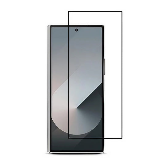 Folie Sticla Securizata, Flippy, Pentru Samsung Galaxy Z Fold 5, Full Glue, Margini Negre, Transparent