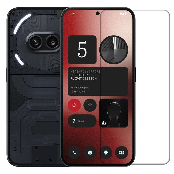 Folie Sticla Securizata pentru Nothing Phone 2a, Flippy, Sticla de protectie Compatibila cu Nothing Phone 2a, 2.5D, HD, Transparenta
