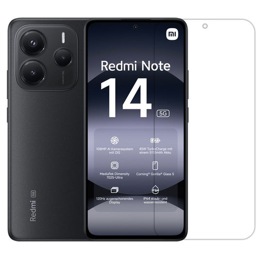 Folie Sticla Securizata pentru Xiaomi Note 14, Flippy, Sticla de Protectie Compatibila cu Xiaomi Note 14, 2.5D, HD, Transparenta