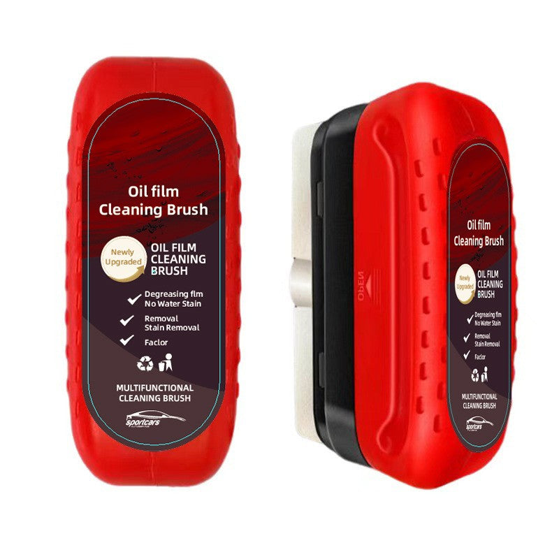 Perie Multifuncțională Auto Flippy, pentru Îndepărtarea Urmelor de pe Parbriz și Oglinzi, Anti-Aburire, Roșu