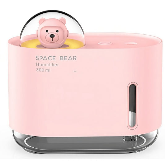 Umidificator Urs Spatial, Flippy, 300 ml, roz