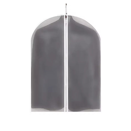 Set 5 Huse de Depozitare cu Fermoar, Flippy, pentru Haine, de Protectie, pentru Voiaj, Netesut, Rezistent la Praf, 60x80 cm, Transparent-Alb