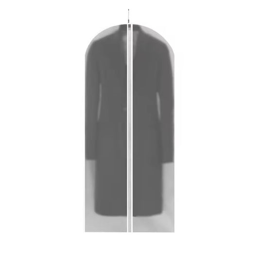 Set 5 Husa de Depozitare cu Fermoar, Flippy, pentru Haine, de Protectie, pentru Voiaj, Netesut, Rezistent la Praf, 60x140 cm, Transparent-Alb