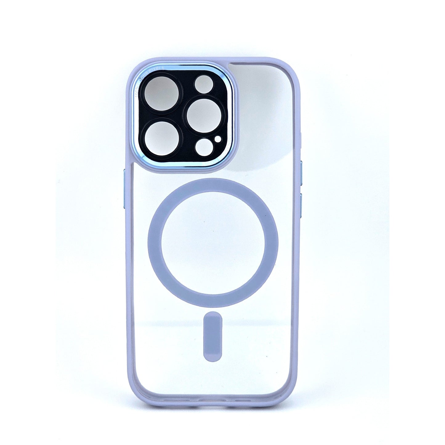 Husa de Protectie Compatibil cu iPhone 16 Pro Max, Flippy, Incarcare Wireless, Tehnologie Magsafe, Carcasa din TPU/ PC, Protectie Camera, Antisoc, Antizgariere, Mov(lila) - Transparent