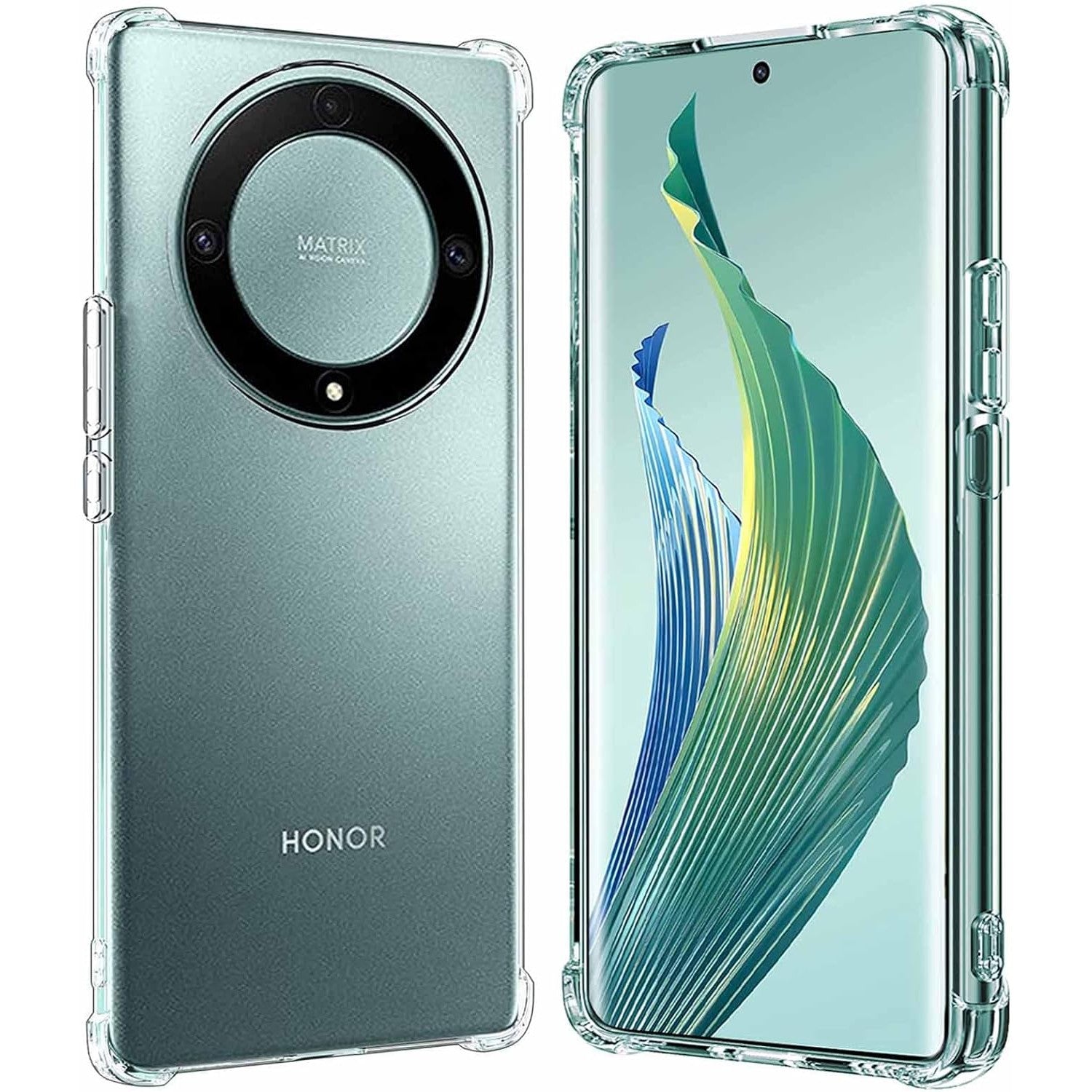 Husa de Protectie, Flippy, Compatibila cu Honor Magic 5 Pro, TPU Antisoc, Protectie Colturi, 1.5 mm Transparent