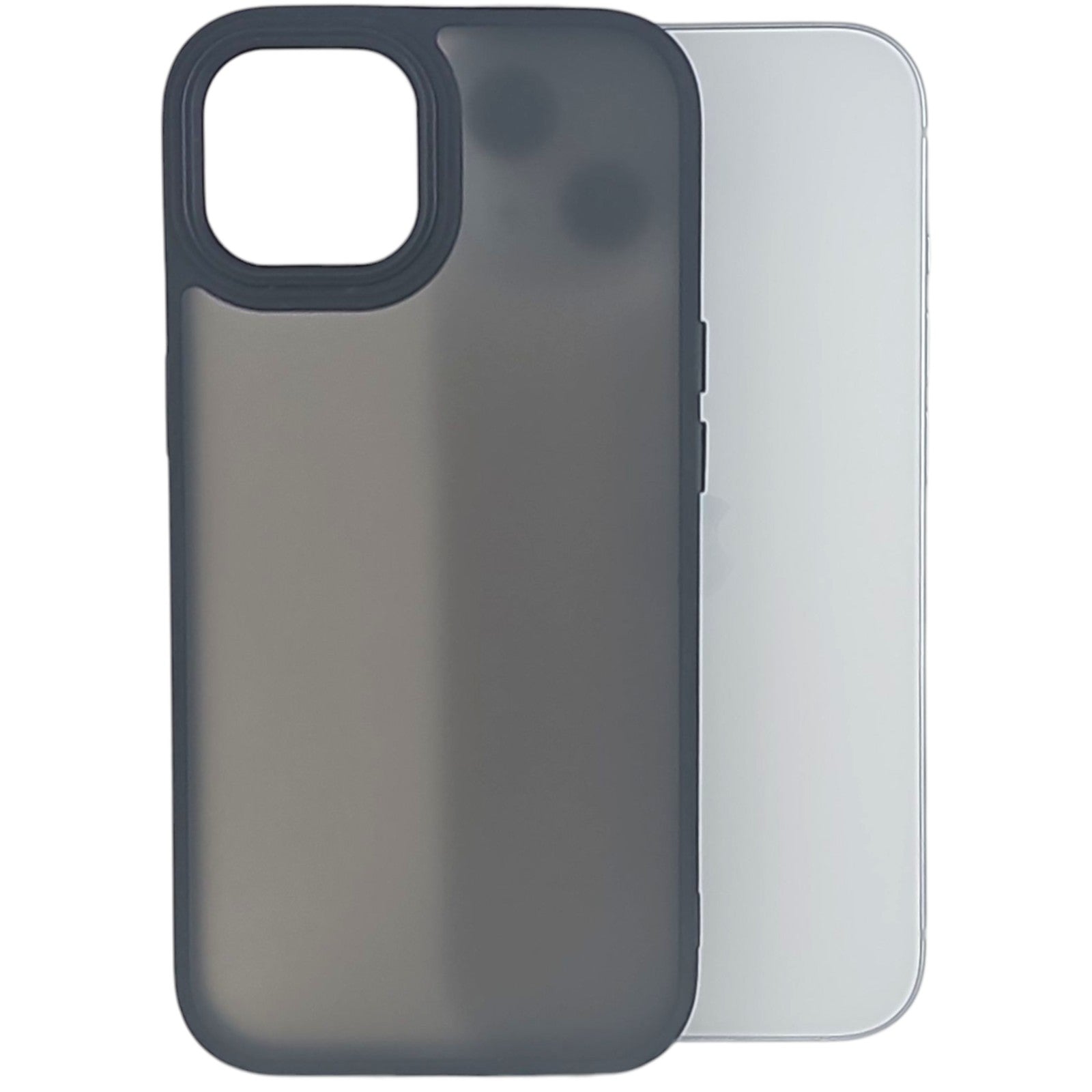 Husa de Protectie, Flippy, pentru iPhone 15 Plus, Satin Matte, din PC, Negru