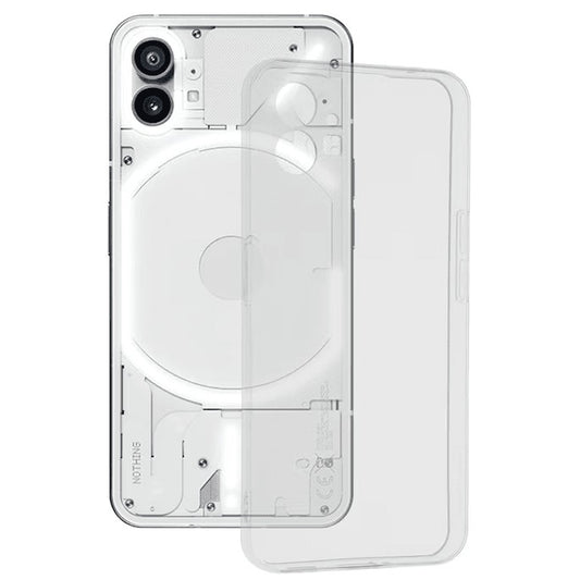 Husa de Protectie, Flippy, pentru Nothing Phone 1, TPU Protect Plus, cu Dust Plug, Transparent
