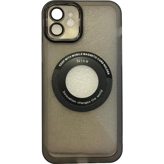 Husa protectie Flippy pentru Apple iPhone 11, decupaj logo, magnetica, Protectie Camera, Negru