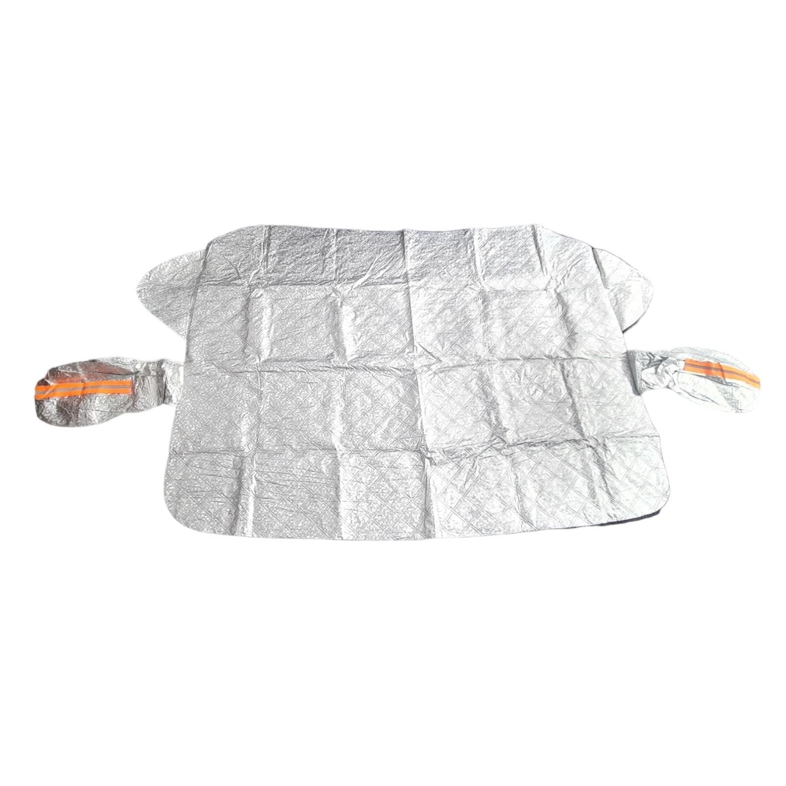 Husa de Protectie pentru Parbriz, Flippy, Protectie pentru Zapada Gridnina Soare, Scut Auto anti Zapada, 150 x 110 cm Argintiu