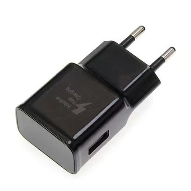 Incarcator Retea pentru Samsung S6/S8, Flippy, Incarcator USB-A Universal de 2.4A pentru Telefoan Samsung, Power Delivery 15W, Negru lucios