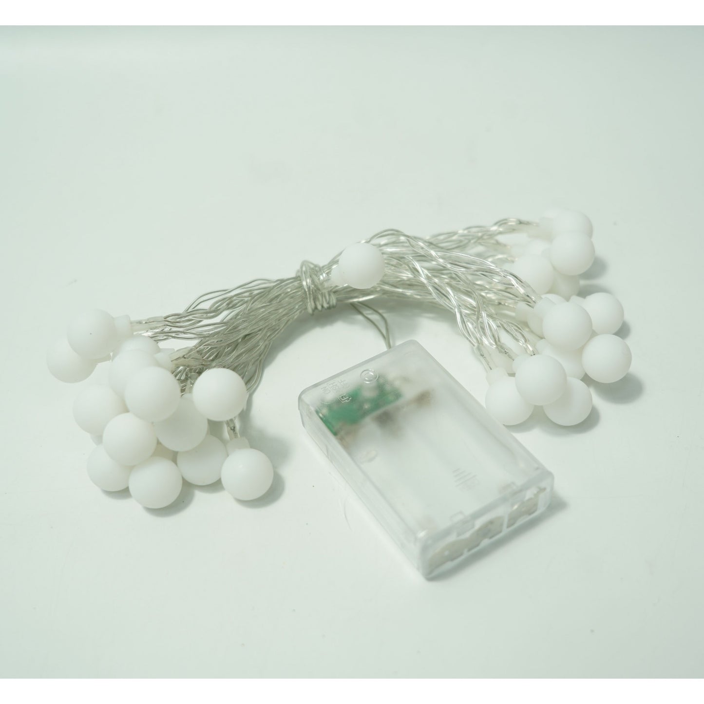 Instalatie Craciun , Flippy, 3.5 m, 30 de LED-uri, Alb Cald, ,Cu Baterie, Interior / Exterior,