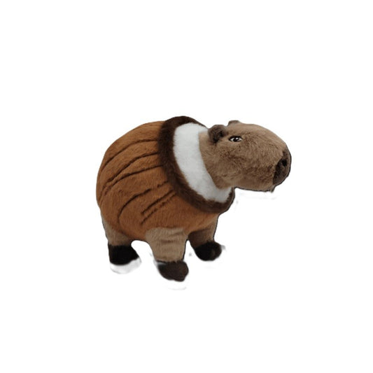 Jucarie Moale de Plus Italian Brainrot, Flippy, cu Agatatoare, Model Capybara, Jucarie Moale pentru Copii, 25 x 17 cm, Maro