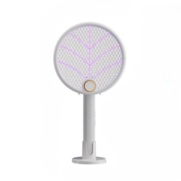 Lampa Electrica Impotriva Tantarilor, Flippy, 42.5 x 22 x 10.5 cm, Reincarcabila cu Cablu USB Inclus, Plasa din Aluminum Alb