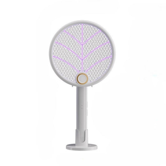 Lampa Electrica Impotriva Tantarilor, Flippy, 42.5 x 22 x 10.5 cm, Reincarcabila cu Cablu USB Inclus, Plasa din Aluminum Alb